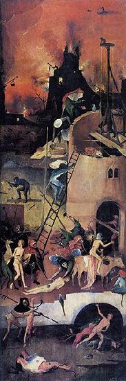 Hieronymus Bosch Hell. oil painting picture